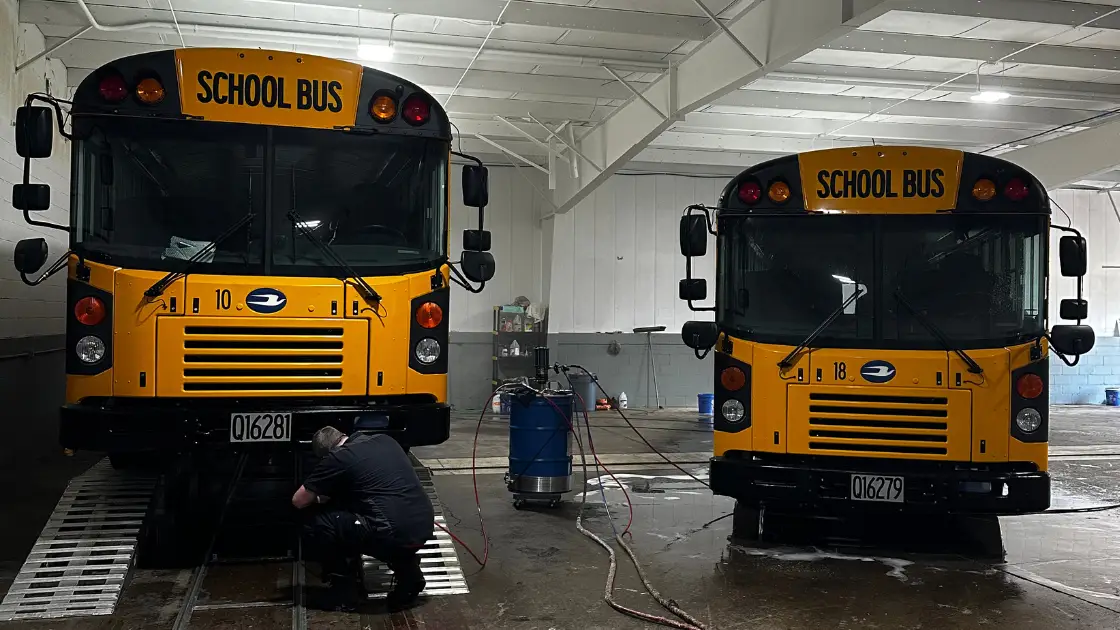 School Bus Rustproofing in Akron, Ohio